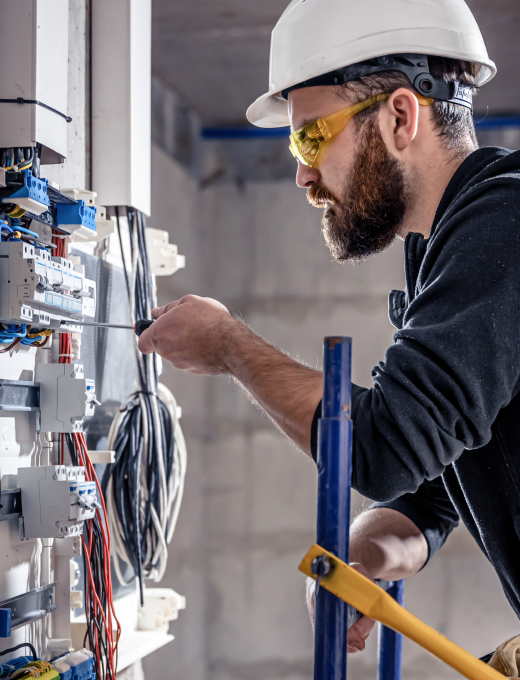 Voltus technician at work