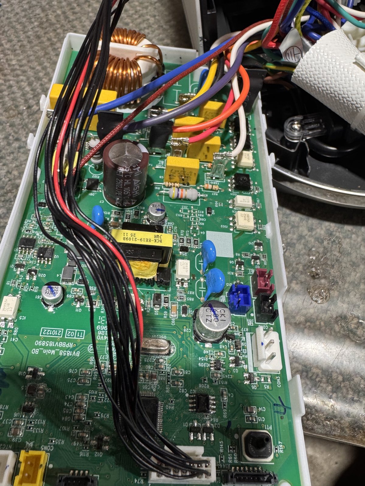 Electronic appliance circuit board repair